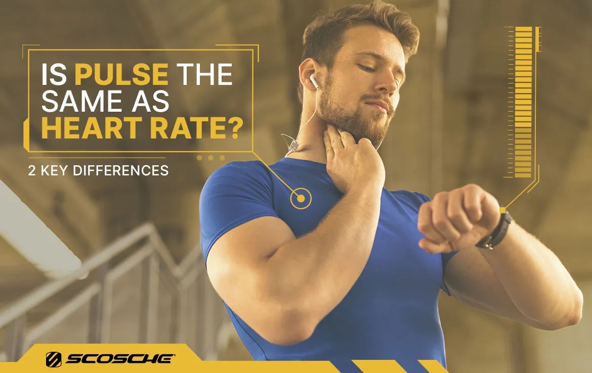 Is Pulse the Same as Heart Rate? Is Pulse the Same as Heart Rate? 2 Key Differences. Man checking pulse.